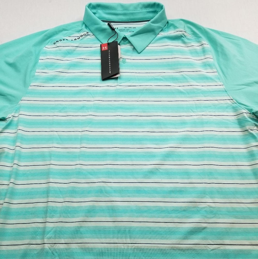 Under Armour Heatgear Threadborne SS Polo 2XL NWT